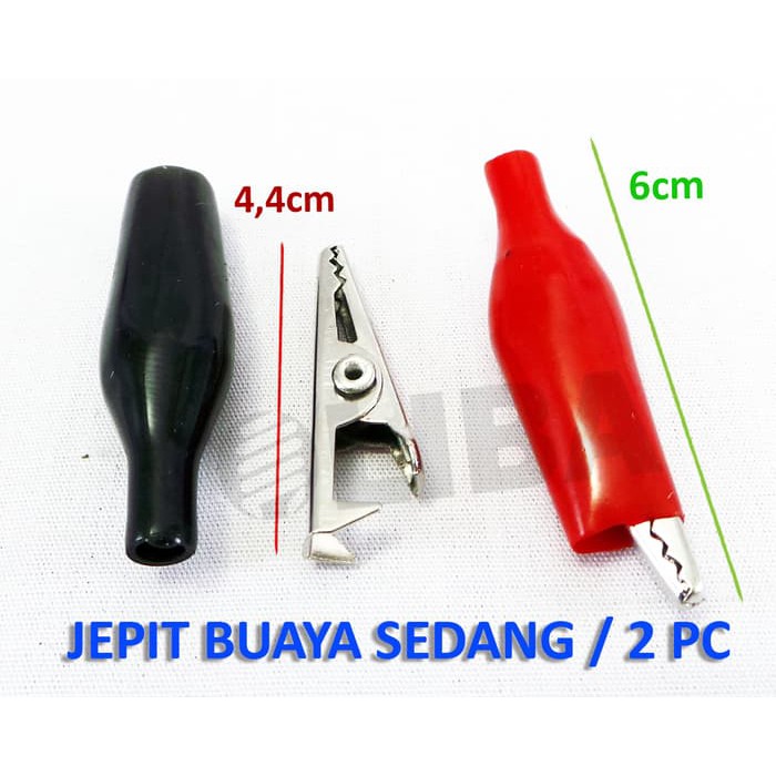 Ready Stok capit buaya sedang   jepit buaya sedang   jepit aki sedang set Limited