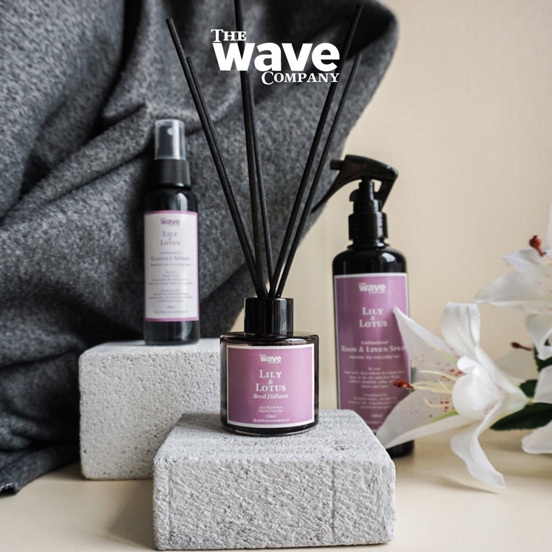 Reed Diffuser (50ml) - The Wave Company-Lily & Lotus
