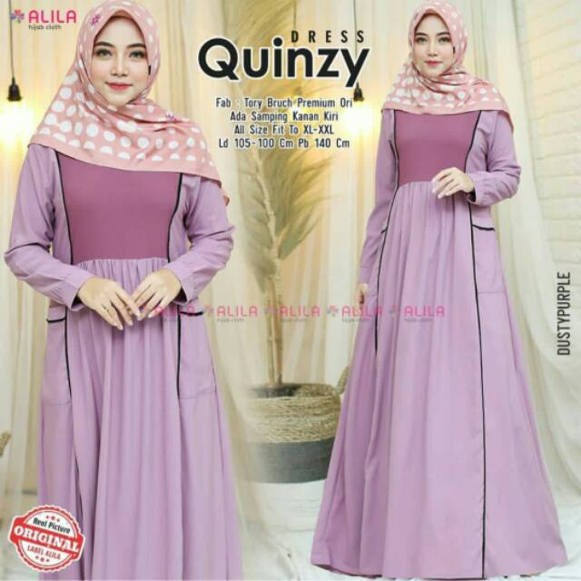 Dress Wanita Non Busui Motif Terbaru Ukuran Jumbo Daster Terkeni dan Termurah Dress Quinzy