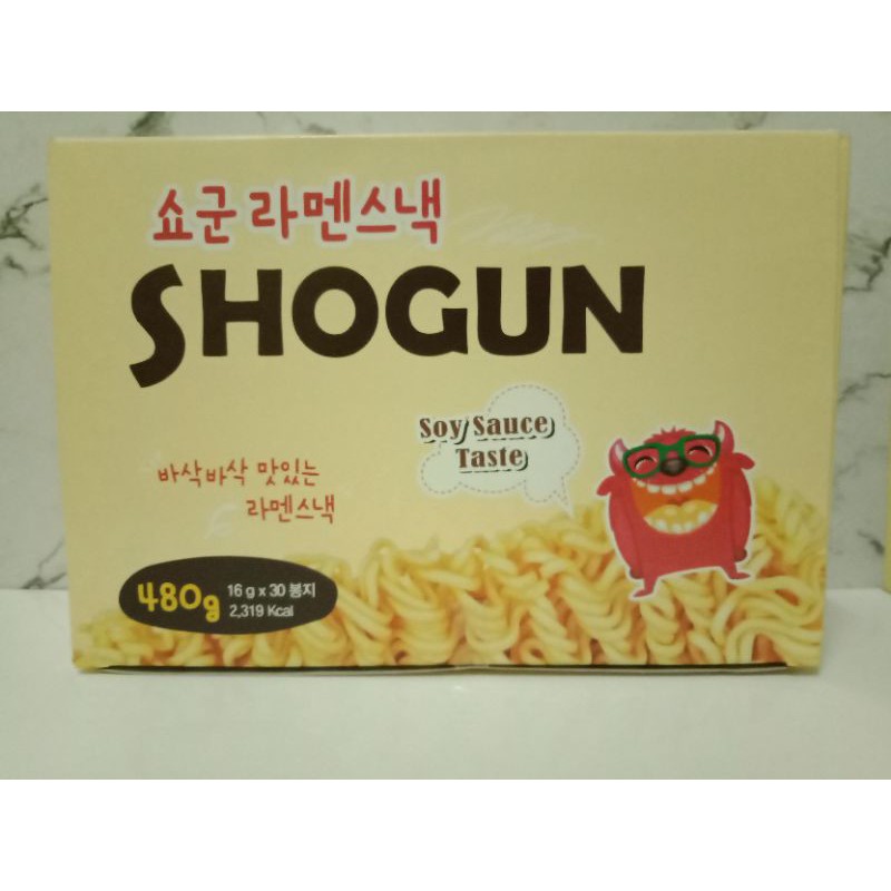 

Shogun snack mie remez korea rasa soysauce