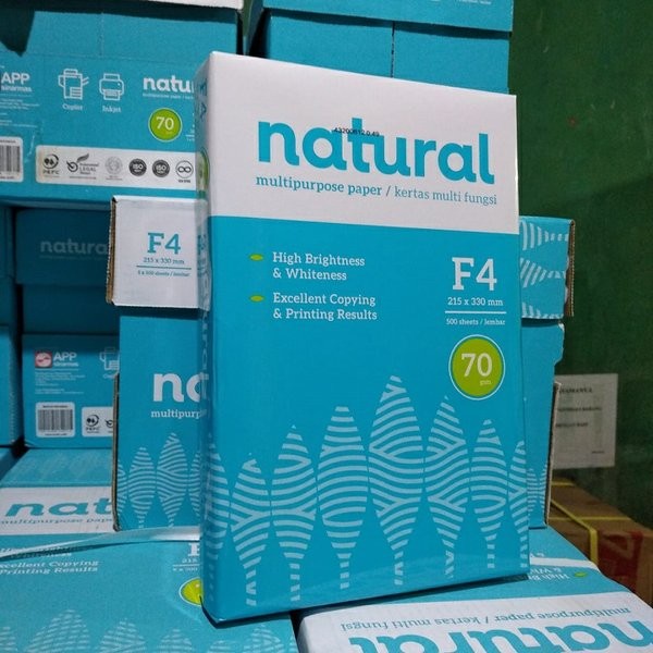 

Kertas HVS Natural F4 70 Gram