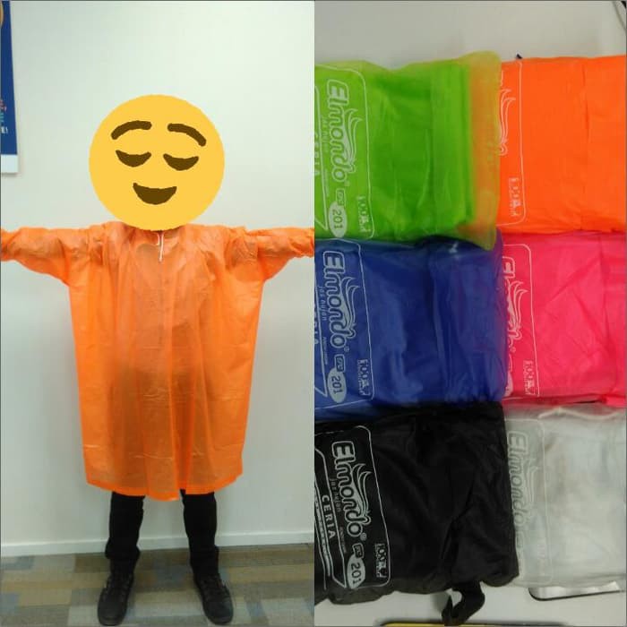 Jas Hujan Karet Poncho Ceria 201 Jas Hujan Murah