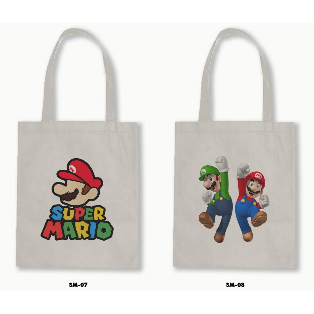 TOTE BAG BLACU - SUPER MARIO BROS