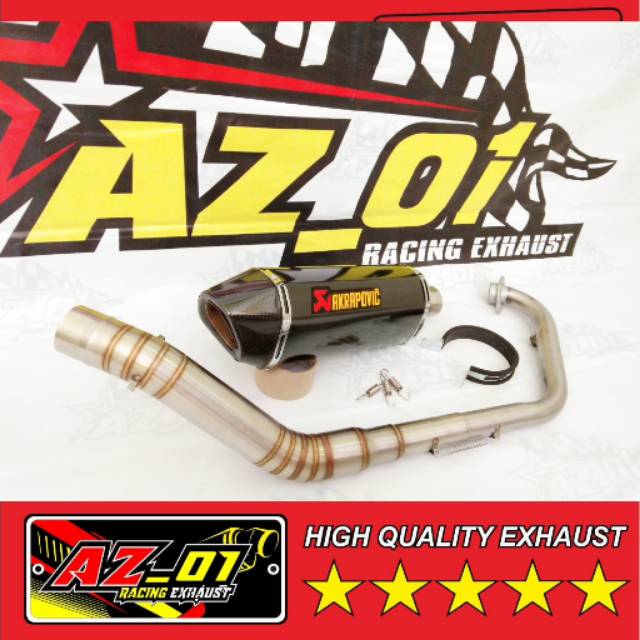 Knalpot Racing akrapovic layang carbon R15 v3 R15 v2 mt15  knalpot R15