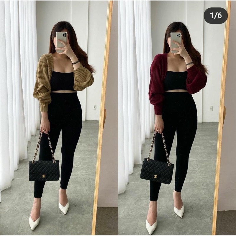 balero liam midi cardi,pakain wanita,rajut premium