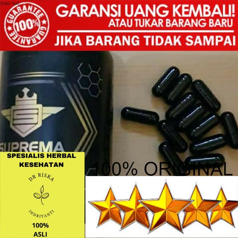100% ASLI SUPREMA ASLI - 0BAT PEMBESAR VITALITAS PRIA SUPREMASI ORIGINAL