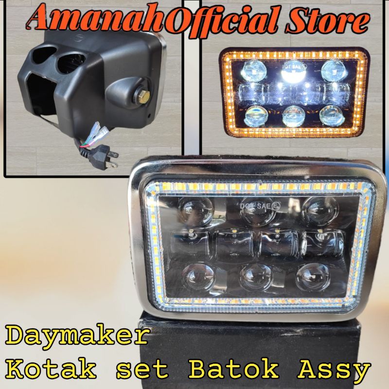 Lampu depan DAYMAKER + BATOK PnP GL 100 gl pro/max Honda win RX king