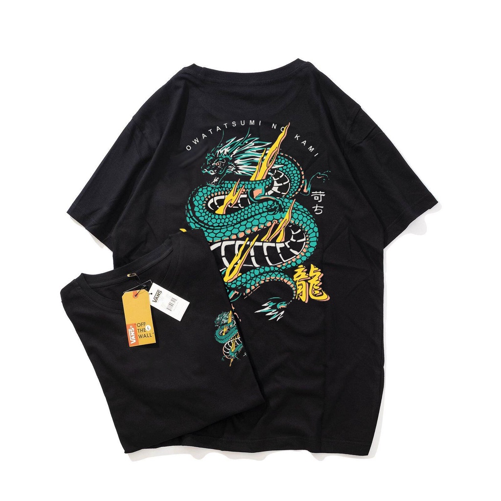 KAOS DISTRO MOTIF NAGA JEPANG / KAOS SUKAJAN / KAOS GOLD DRAGON / KAOS BANDUNG ORIGINAL / KAOS OBLON