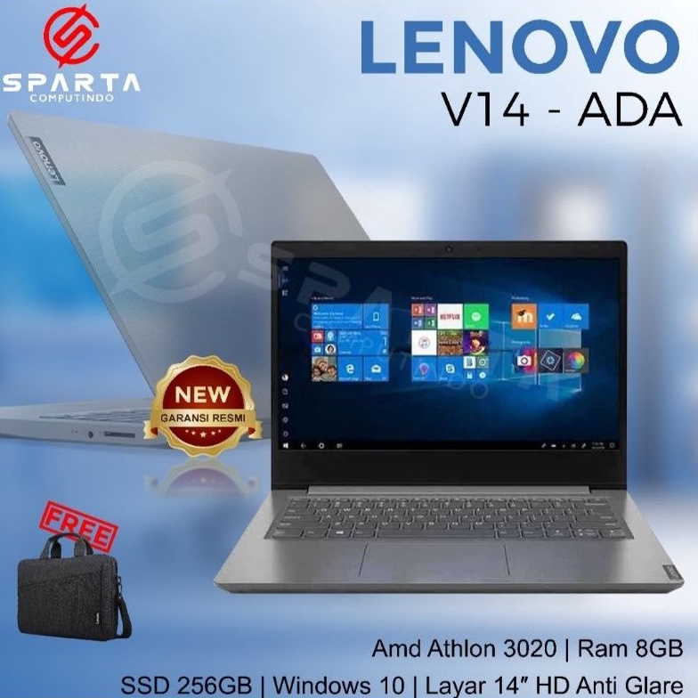 Laptop Lenovo V14 ADA AMD Athlon 3020 Ram 8 GB SSD 256 GB Win 10 New