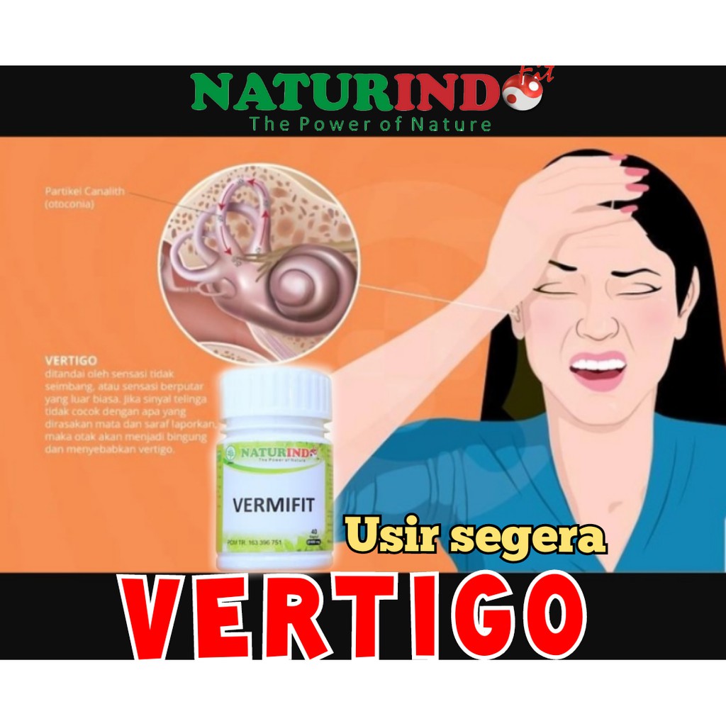 Obat Herbal VERMIFIT Naturindo (Spesialis Sembuhkan Vertigo)