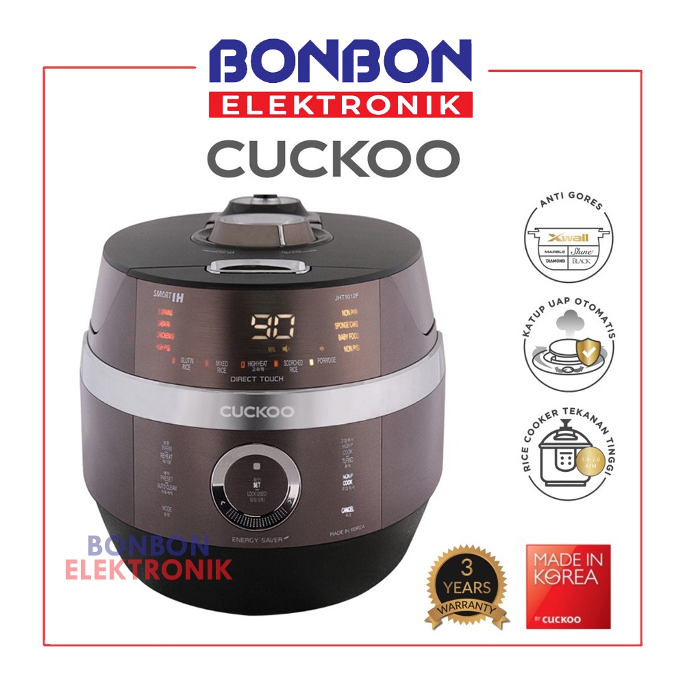 CUCKOO All-in-One Twin Pressure Cooker CRP-JHT1012F 1.8L No.1 in Korea