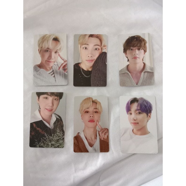 [READY] SHARING BTS DECO KIT DOUBLE SIDE PHOTOCARD PC RM Namjoon jhope V taehyung jimin jungkook off