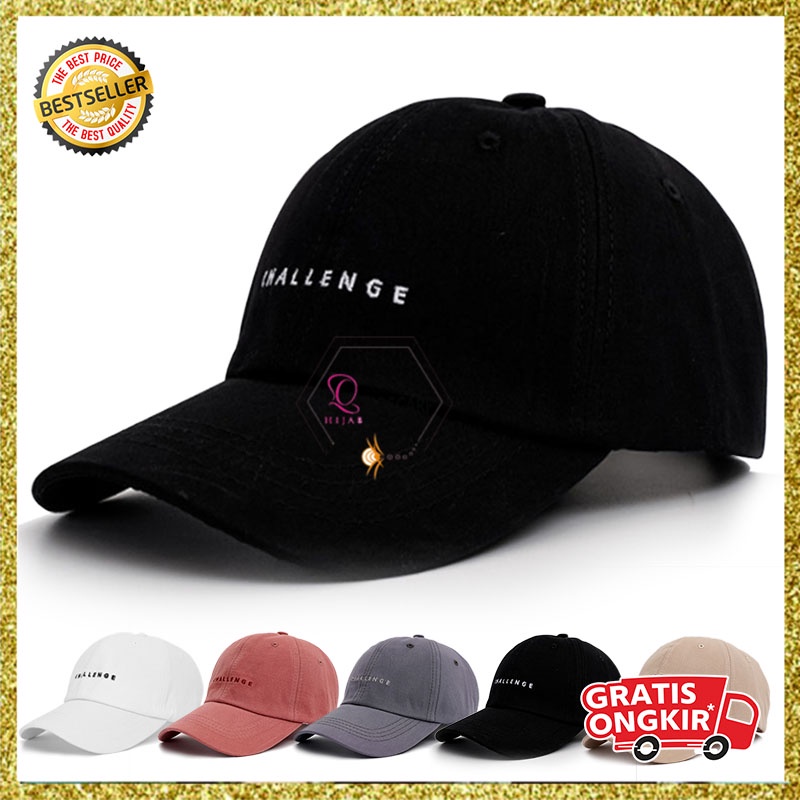 Topi Baseball Pria Wanita Dewasa Distro Challange Cap olahraga Gaya Casual Kualitas Terbaik TTR