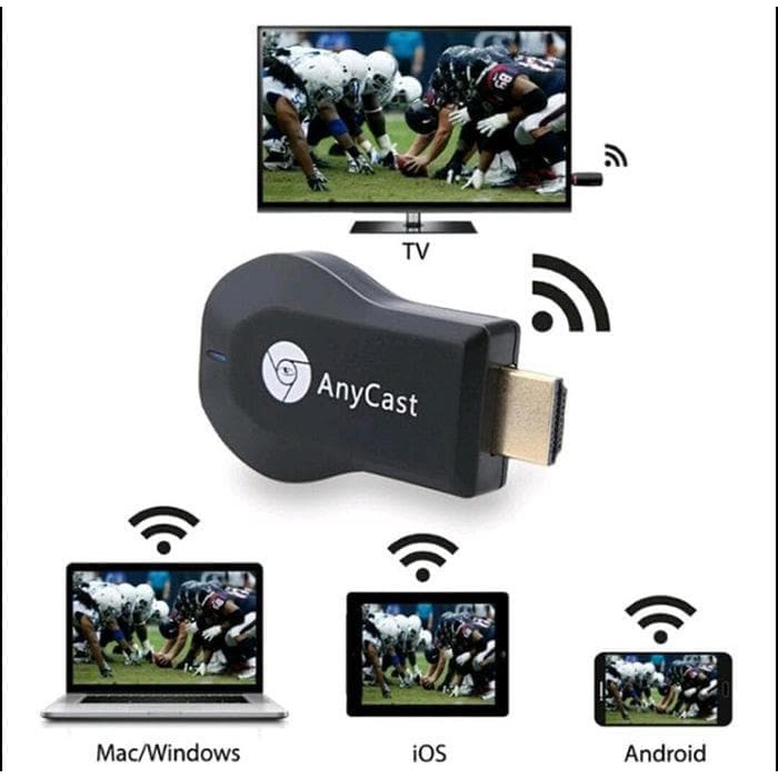 Wireless HDMI Dongle Anycast - Hitam