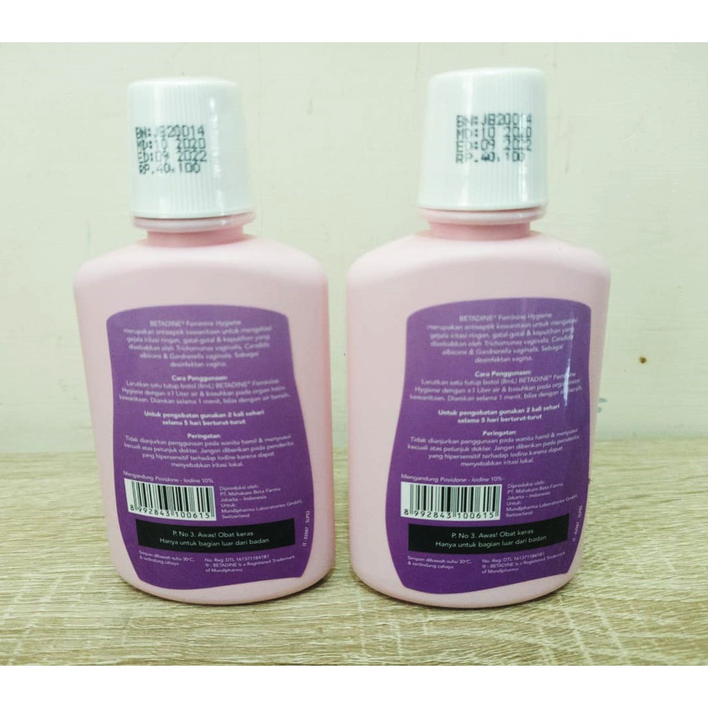 BETADINE FEMININE HYGIENE 60 ML - ATASI GATAL DAN KEPUTIHAN