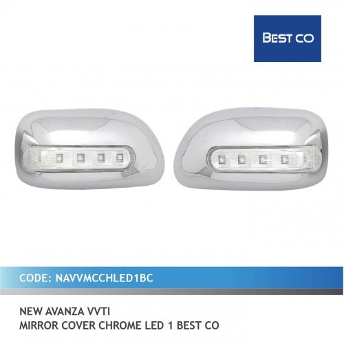 Cover Spion Toyota New Avanza VVTI 2008 - 2011 Cover Chrome LED Lampu 1