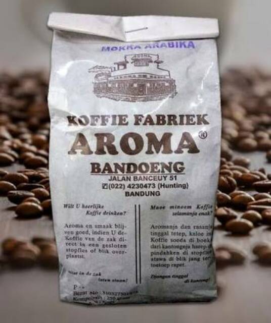 kopi aroma bandung Mokka Arabika kemasan 250gr coffee aroma Arabika oleh oleh bandung