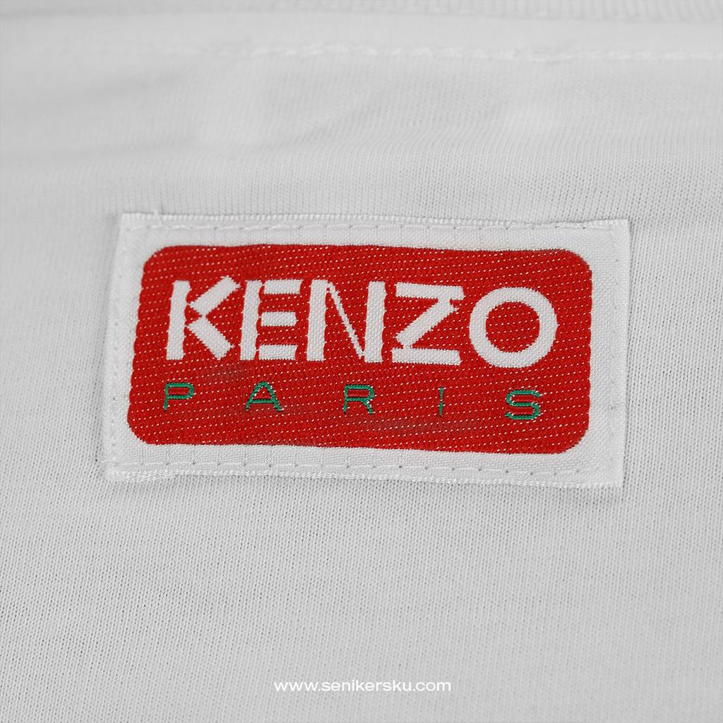 Kenzo Boke Big Flower Loose White Tee