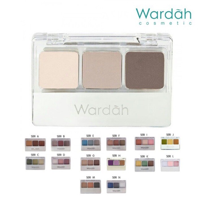 Wardah Eyeshadow Seri A-N