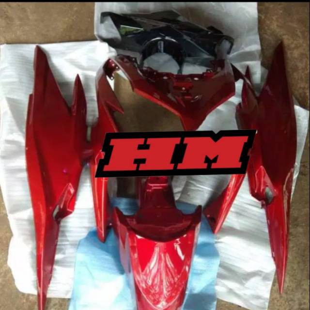Body vario 125 old lama, merah
