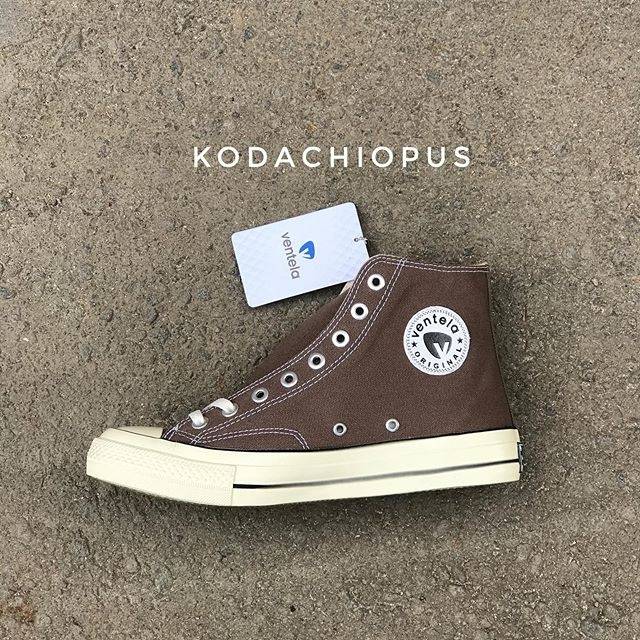 Sepatu Ventela High 70's Charcoal