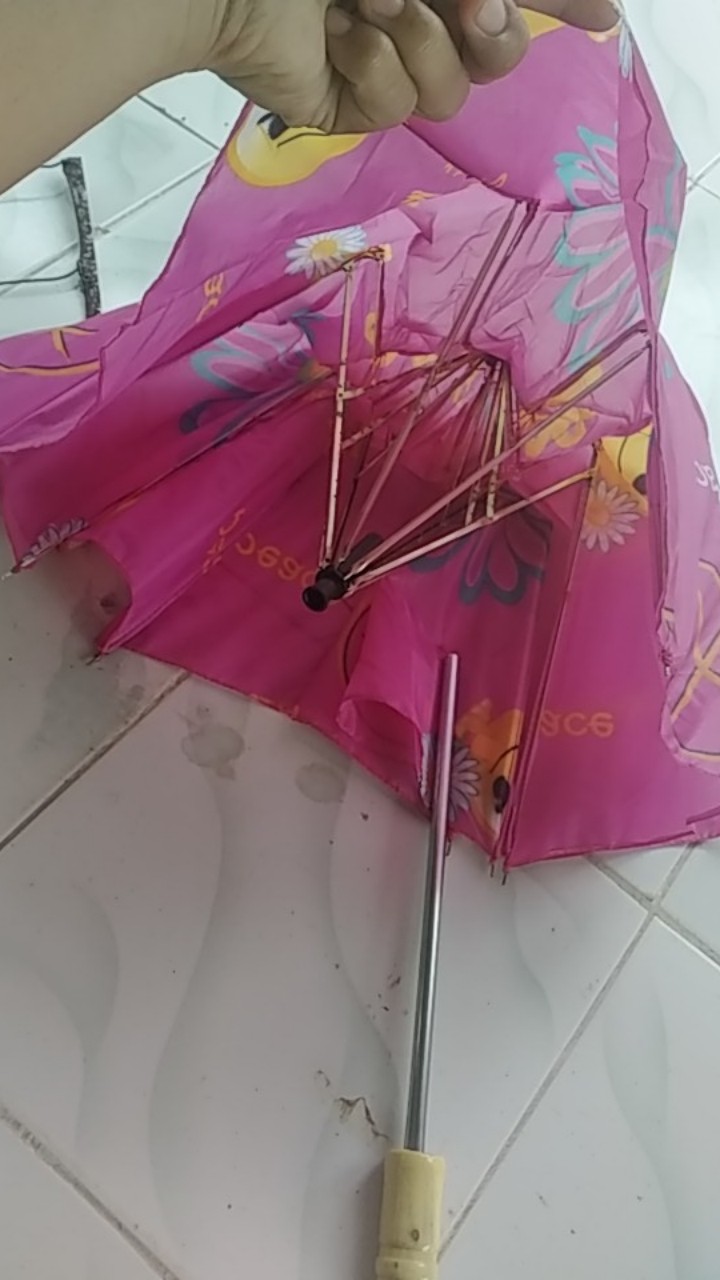 Display Umbrella Hotel Taman Grosir Payung Lipat 2 Motif Bunga Hadiah Sauvenir Pernikahan Murah