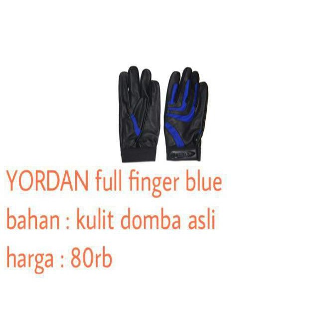 Termurah Yordan Full Fingers Blue Hq Berkualitas