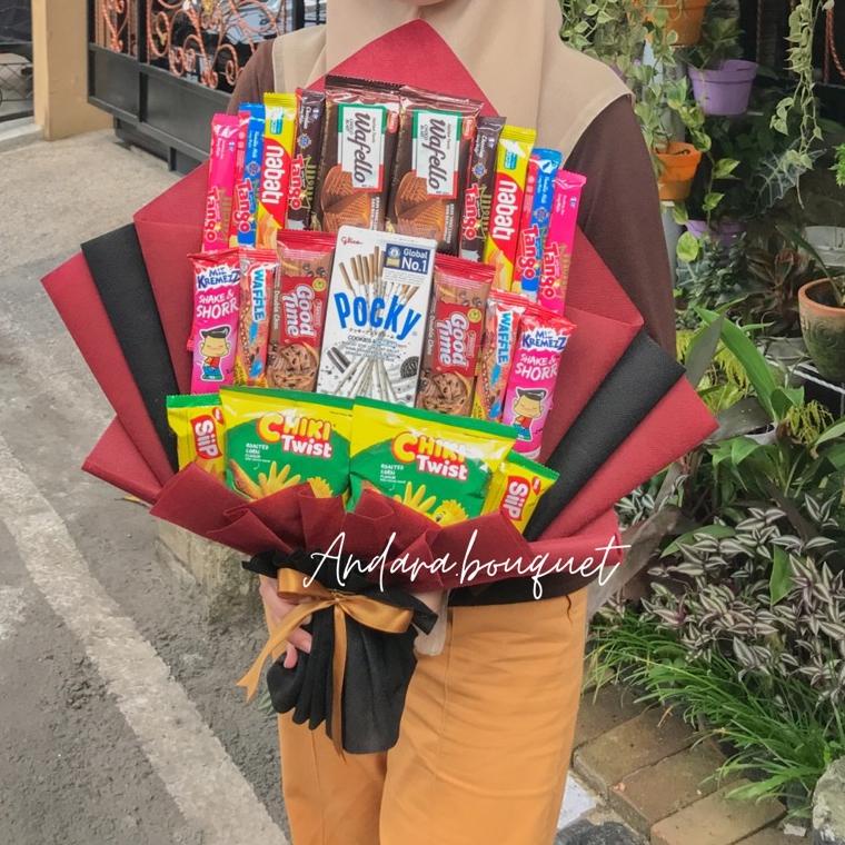 

Paling Dicari.. (B15) Bucket snack/buket snack/bouquet [INCLUDE: Greeting card+packing] GRP