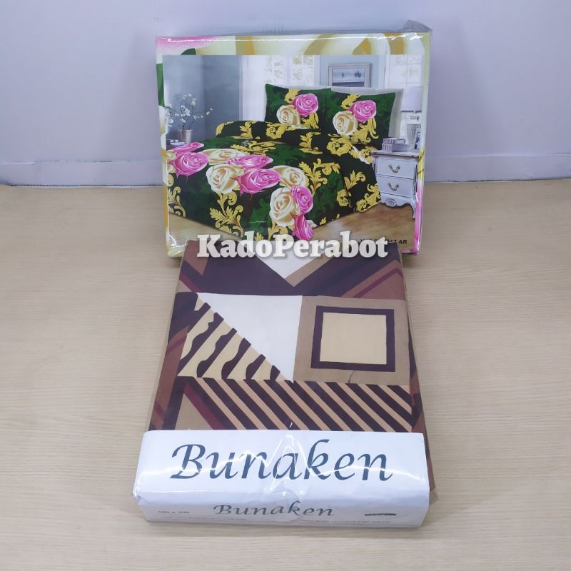 sprei bunaken 160x200 - sarung kasur bunaken - sprei bunaken