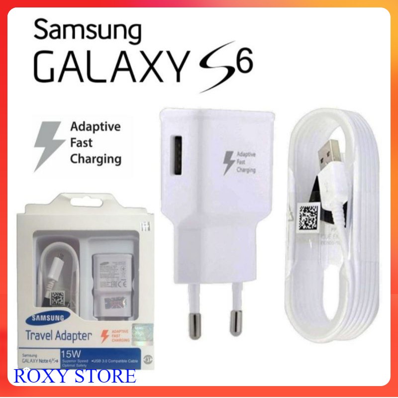 Travel Charger Casan TC Samsung S6 S6 Edge S7 S7 Edge 15W Fast Charging