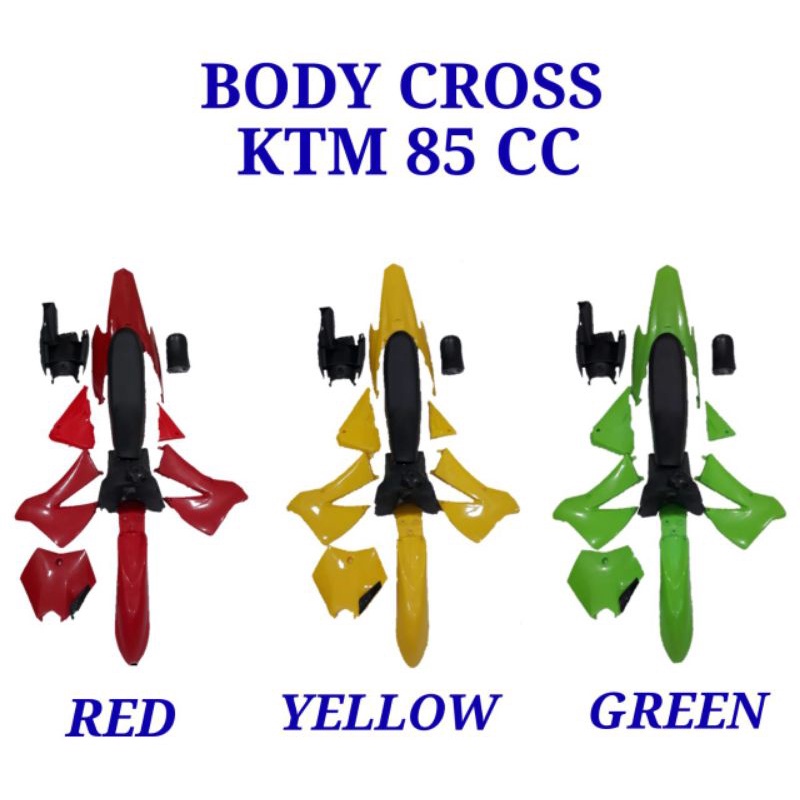 Body Cross KTM 85CC Full Set Tebal