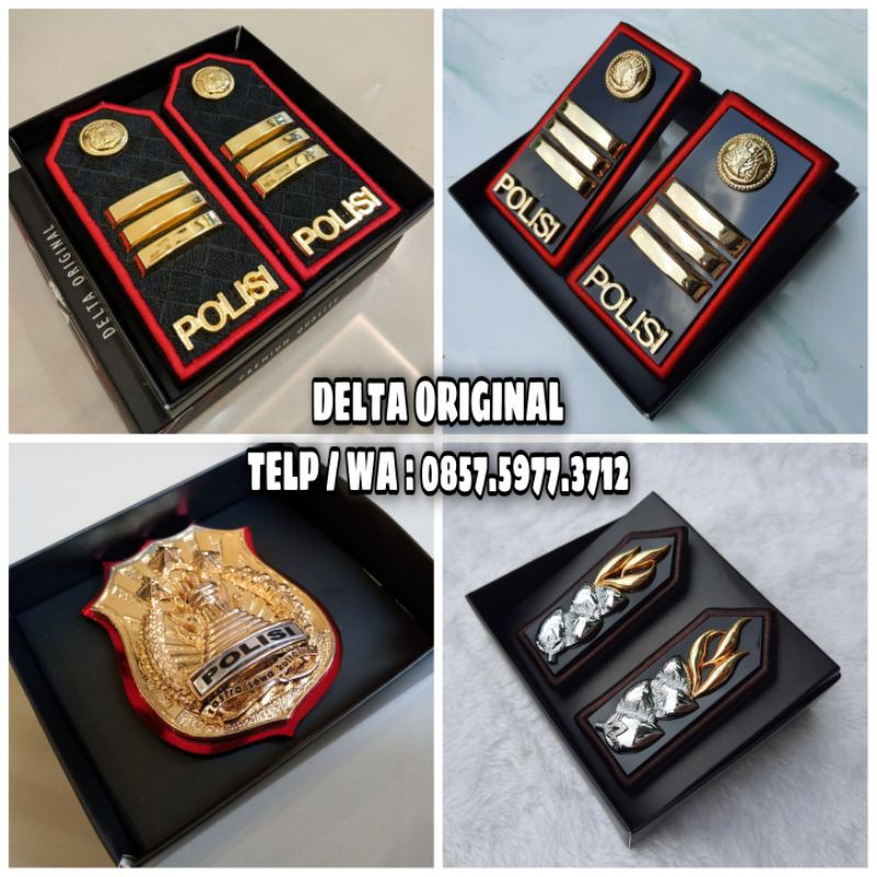 Set Pangkat Ipda/Iptu/AKP Pdh & Pdu Polri Lis Merah