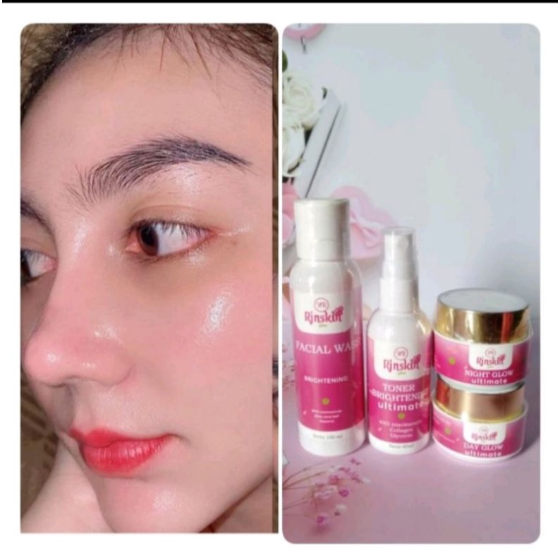 PAKET SKINCARE/PELICIN PEMUTIH WAJAH NRGLOW BPOM PUTIH CEPAT GLOWING