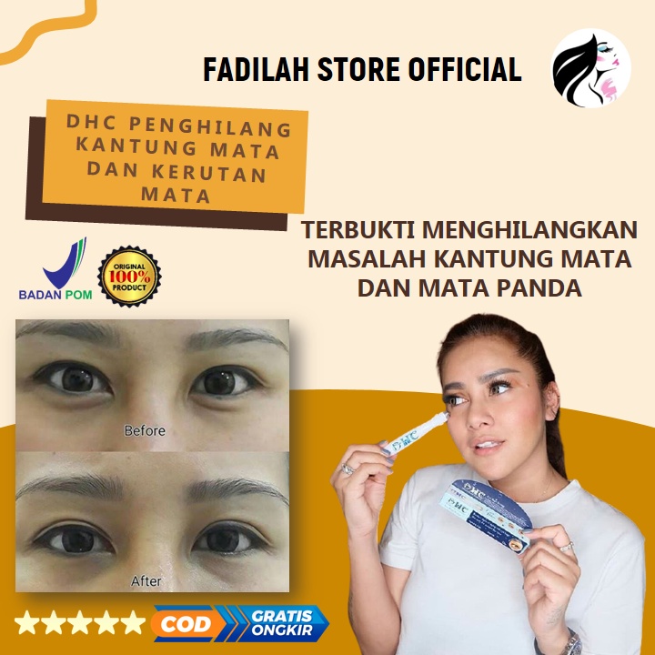 SERUM MATA PANDA DHC EYE BAGS SERUM ORIGINAL BPOM PERAWATAN KULIT PENGHILANG KANTUNG MATA