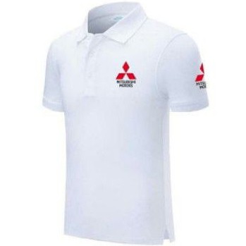 tshirt kaos polo mitsubishi pria