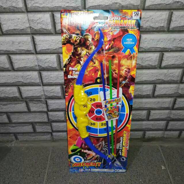 MAINAN PANAHAN ANAK - BUSUR PANAH - HIT TARGET - ANAK PANAH