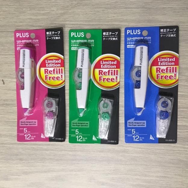 

Hemat Correction Tape / Tip X Kertas Plus Wh-605-11 Blue Diskon