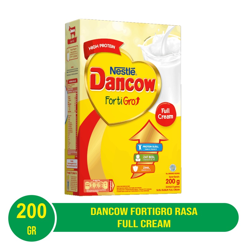 

Dancow Fortigro Susu Bubuk Full Cream 195 Gr