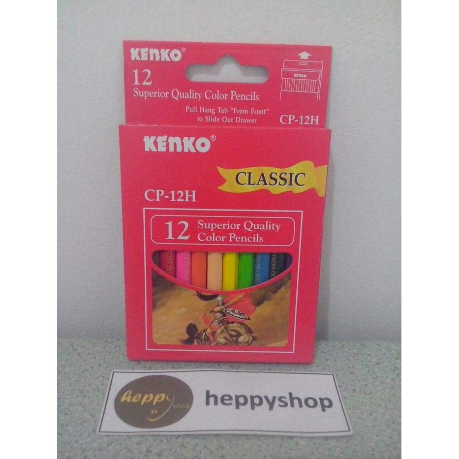 

Unik Pensil Warna Kenko Kecil CP 12H Murah
