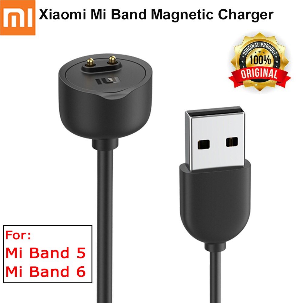 Cable Xiaomi Mi Band 5 6 Smart Charger Charging Kabel Cas Jam MiBand USB