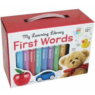 Hinkler My Learning Library First Words (includes 8 chunky board books) (Alfabet Book)