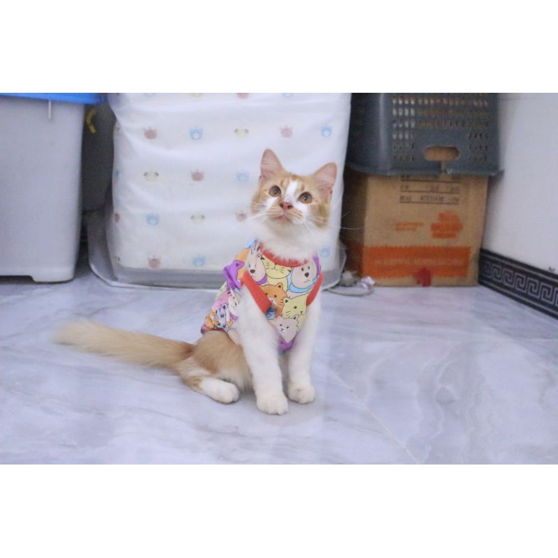Baju kucing rumahan tsum tsum lucu / baju kucing dan anjing murah size S M L XL