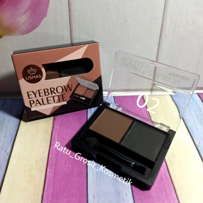 ECER!!!EYEBROW POWDER PALETTE 2 WARNA NO.ES2613/3 WARNA NO.809