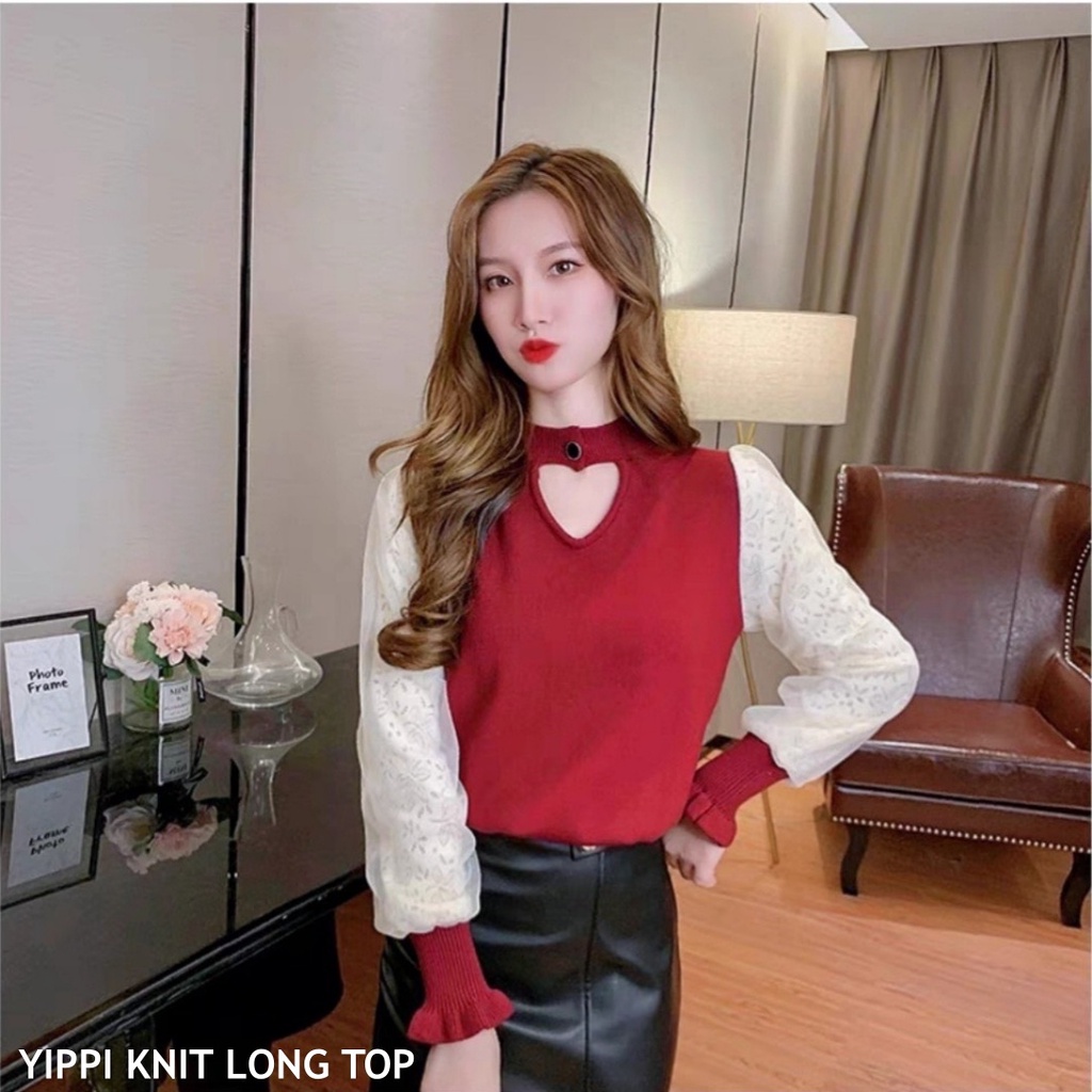 Yippi knit long top - Thejanclothes