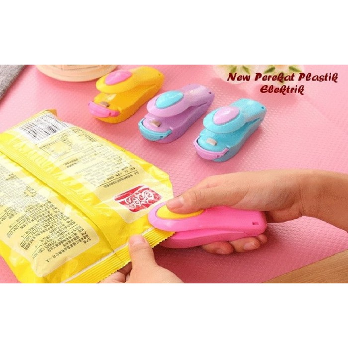 Mini Hand Sealer Plastic - Alat Perekat Segel Plastik Kemasan Snack Makanan