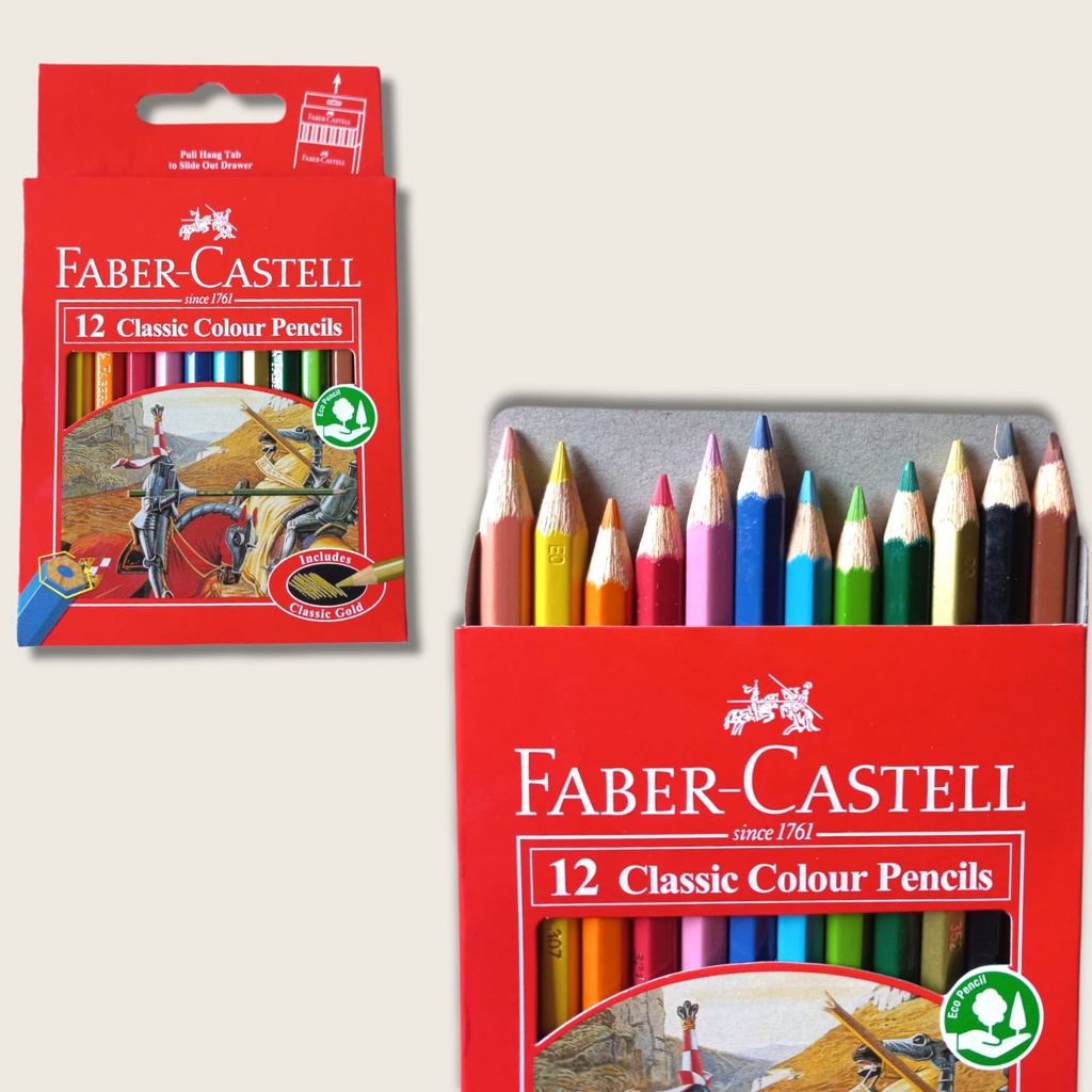 

Pensil Warna Classic colour Faber Castell 12 Kecil