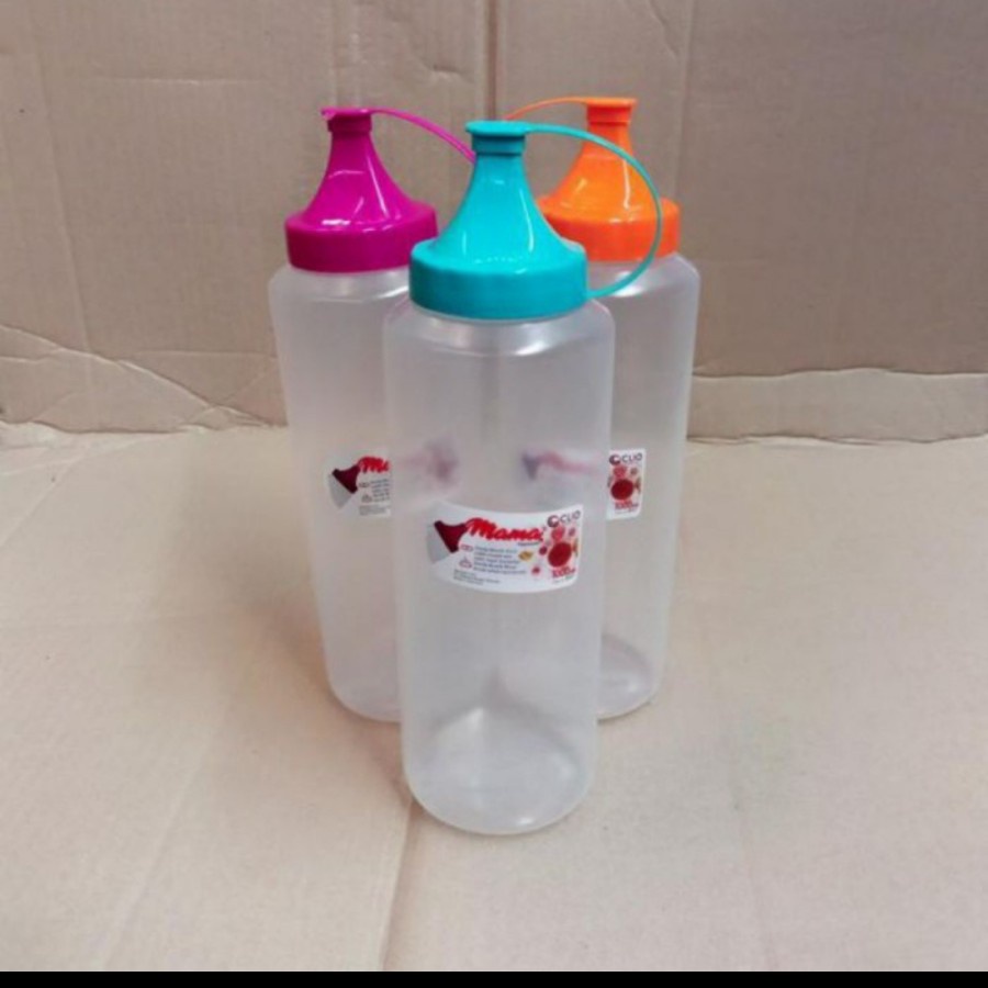 Botol Kecap 1 Liter / Botol Saos / Tempat Saos & Kecap Gede