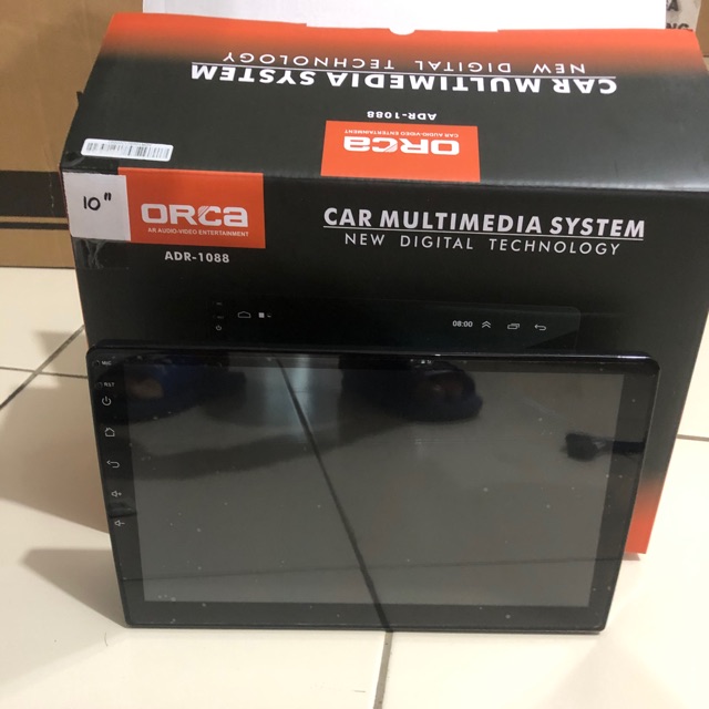 Headunit Android Double Din 10 inch Orca 1088 Ram 2GB TV Tape Mobil Android Double Din Layar Besar