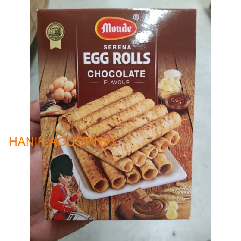 

Monde Serena Egg Roll Chocolate 75gr