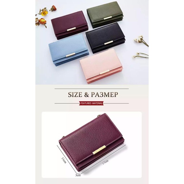 [LOKAL] DOMMO - D1224 DOMPET LOLITA - Dompet Lipat Wanita MORYMONY